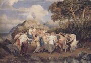 Joshua Cristall Nymphs and shepherds dancing (mk47) oil painting